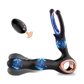 Masajeador vibrador anal giratorio, masturbador masculino, tapón anal, vibradores